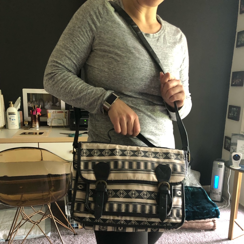 Tribal messenger bag